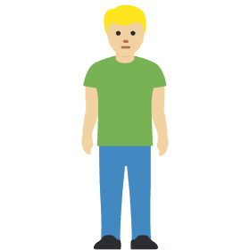 Person Using a Microphone Stand PNG