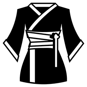 Elegant Kimono A Timeless Tradition PNG