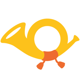 Joyful Party Horn Celebration Accessory PNG