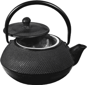 Elegant Cast Iron Fondue Pot for Versatile Dining PNG