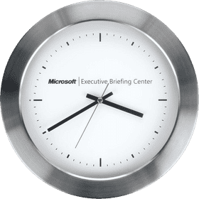 Microsoft Executive Briefing Center Clock PNG