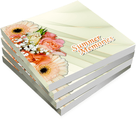 Summer Flower Memories Album PNG