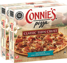 Connie's Classic Thin Crust Pizza Cutter Companion PNG