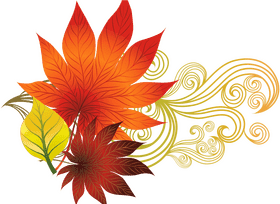 Music Note in Autumn's Embrace PNG