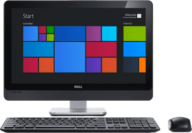 Sleek Dell All-in-One Desktop Computer Setup PNG