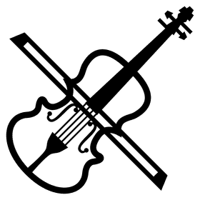 Violin Harmony A Fusion of Sound and Art PNG