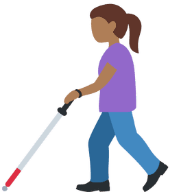 Empowered Movement with a Walking Cane PNG