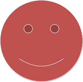 Cheerful Smiley with Playful Expression PNG
