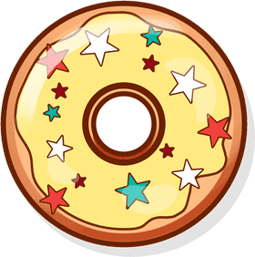 Starry Delight Bakery Treats PNG