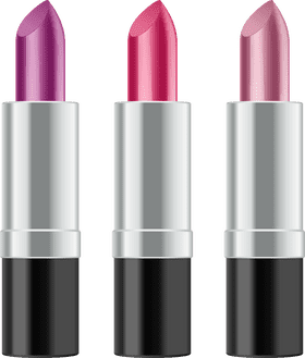 Vibrant Shades of Lipstick Elegance PNG