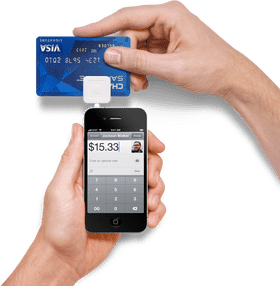 Mobile Payment Using Credit Card Reader PNG