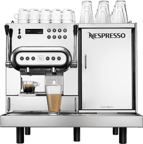 Sleek Nespresso Espresso Machine with Double Shot Feature PNG
