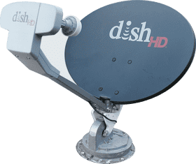 Dish HD Radio Antenna for Satellite Communication PNG