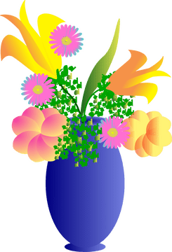 Vibrant Spring Blossom Flower Arrangement PNG