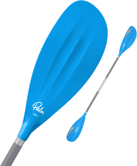 Bright Blue Canoe Paddle for Efficient Paddling PNG