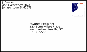 Envelope Mail Delivery Example in Action PNG