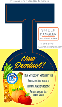 Tropical Food Fusion Probiotic Power for Wellness PNG