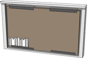 Compact Modern Radiator Design for Efficient Heating PNG