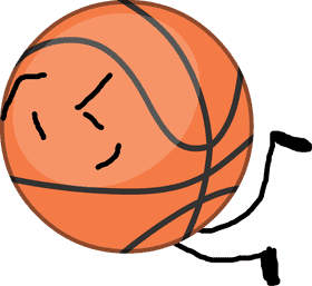 Basketball on the Move PNG