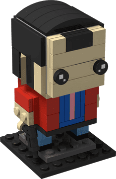 Lego Character with a Stylish Twist PNG