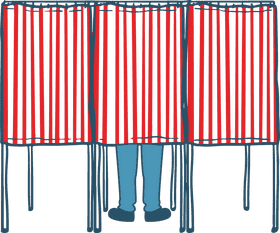 Privacy in the Voting Booth Election Ballot Experience PNG