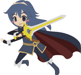 Courageous Superhero with a Golden Sword PNG