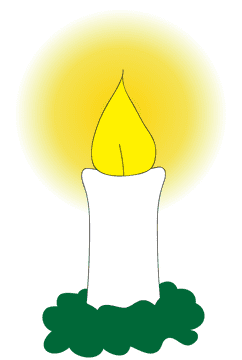 Bright Glow Decorative Candle Holder PNG