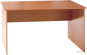 Modern Wooden Office Desk Design PNG