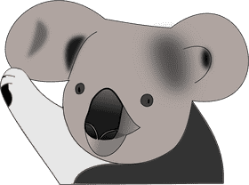 Charming Koala Bear with Playful Spirit PNG