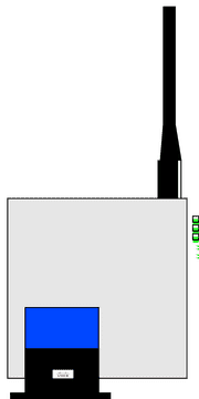 Modern Internet Router with Advanced Connectivity Features PNG