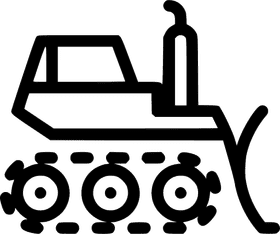 The Mighty Bulldozer Power in Action PNG