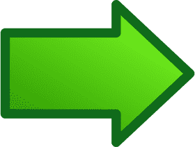 Bright Green Directional Arrow PNG