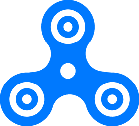 Colorful Spinner Delight for Fun and Focus PNG