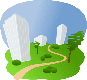 Eco-Friendly Build Paths to Green Architecture PNG