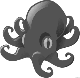 Elegant Dance of Octopus Tentacles PNG