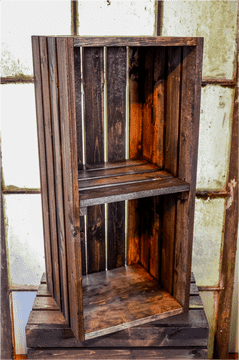 Rustic Wooden Library Shelf for Books and Decor PNG