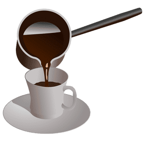 Brewing Bliss The Perfect Coffee Cup PNG