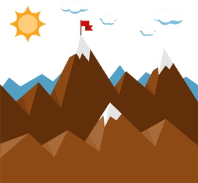 Majestic Peaks of the Mountain Range PNG