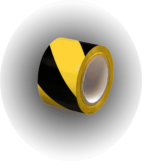 High Visibility Adhesive Tape for Safety Marking PNG