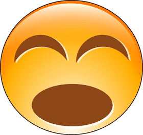 Smiley with Joyful Laughter Expression PNG