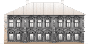 Ornate Patterned House of Timeless Charm PNG