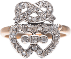 Eternal Love Knot Jewelry Ring PNG