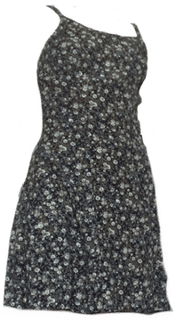 Floral Summer Cloth Dress for Elegant Outings PNG