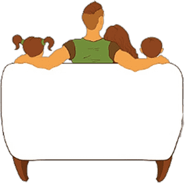 Family Bonds Together in Every Moment PNG