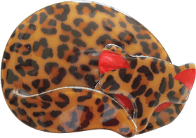 Leopard Print Insect Shaped Decor Item PNG