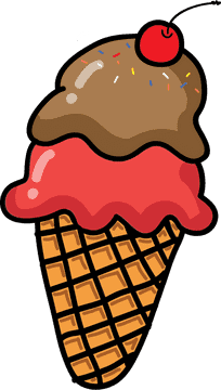 Delicious Dual Flavor Ice Cream Delight PNG