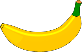 Yellow Banana Fruit Delight PNG