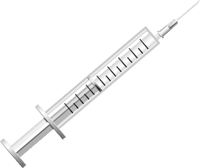 Essential Syringe for Precise Medical Applications PNG