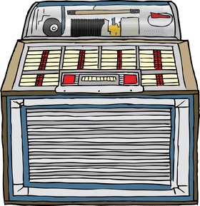 Retro Jukebox Melodies Sounds of the Past PNG