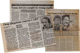 Newspaper Stand Chronicles of the Racing World PNG